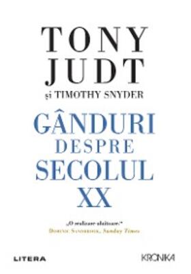 Judt / Snyder |  Gânduri despre secolul XX | eBook | Sack Fachmedien