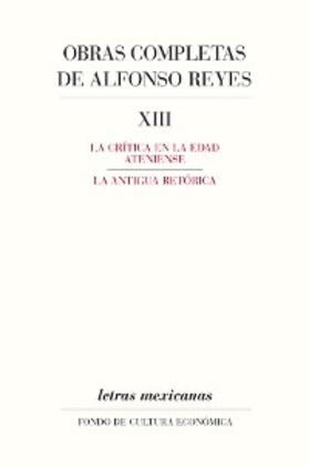 Reyes |  Obras completas, XIII | eBook | Sack Fachmedien