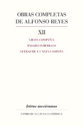 Reyes |  Obras completas, XII | eBook | Sack Fachmedien