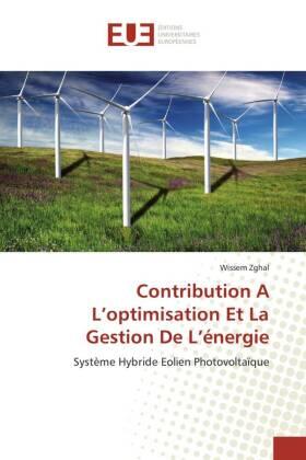 Zghal |  Contribution A L'optimisation Et La Gestion De L'énergie | Buch |  Sack Fachmedien
