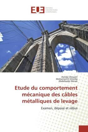 Chouairi / El Ghorba / Benali |  Etude du comportement mécanique des câbles métalliques de levage | Buch |  Sack Fachmedien