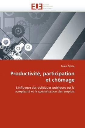 Amine |  Productivité, participation et chômage | Buch |  Sack Fachmedien