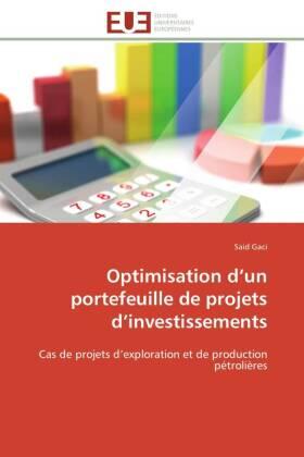 Gaci |  Optimisation d'un portefeuille de projets d'investissements | Buch |  Sack Fachmedien