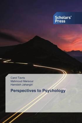 Tavris / Mansour / Jahangiri |  Perspectives to Psychology | Buch |  Sack Fachmedien