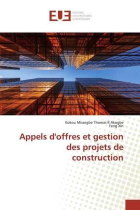 Akogbe / Xin |  Appels d'offres et gestion des projets de construction | Buch |  Sack Fachmedien