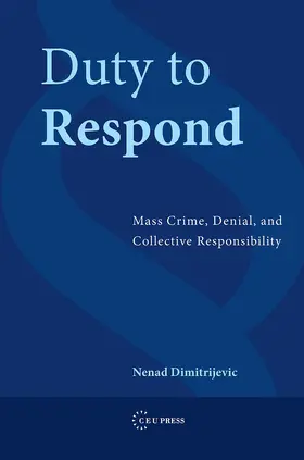 Dimitrijevic |  Duty to Respond | Buch |  Sack Fachmedien