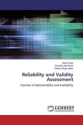 Khare / Jadon |  Reliability and Validity Assessment | Buch |  Sack Fachmedien