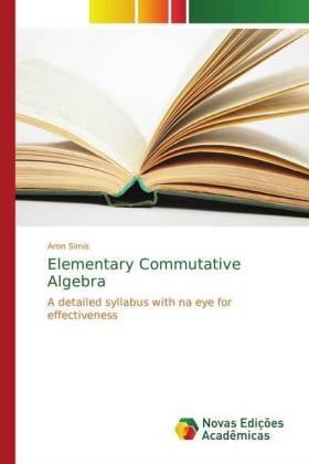 Simis |  Elementary Commutative Algebra | Buch |  Sack Fachmedien