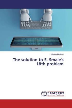 Novikov |  The solution to S. Smale's 18th problem | Buch |  Sack Fachmedien