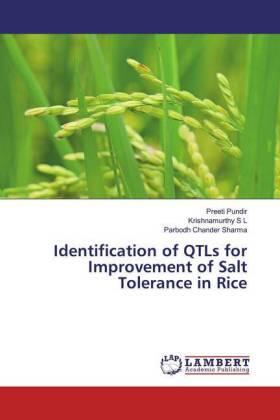 Pundir / S L / Sharma |  Identification of QTLs for Improvement of Salt Tolerance in Rice | Buch |  Sack Fachmedien
