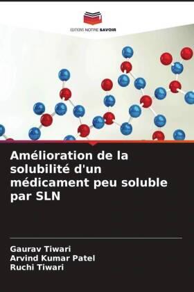 Tiwari / Patel |  Amélioration de la solubilité d'un médicament peu soluble par SLN | Buch |  Sack Fachmedien