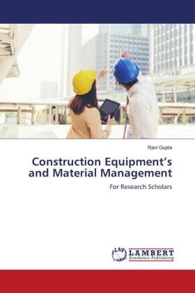 Gupta |  Construction Equipment's and Material Management | Buch |  Sack Fachmedien
