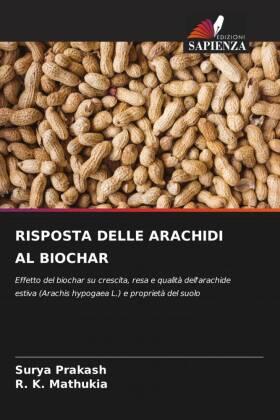 Prakash / Mathukia |  RISPOSTA DELLE ARACHIDI AL BIOCHAR | Buch |  Sack Fachmedien