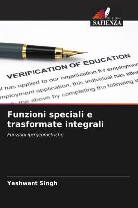 Singh |  Funzioni speciali e trasformate integrali | Buch |  Sack Fachmedien