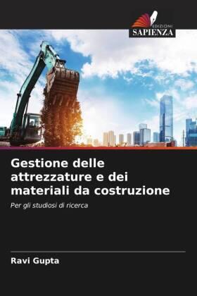 Gupta |  Gestione delle attrezzature e dei materiali da costruzione | Buch |  Sack Fachmedien