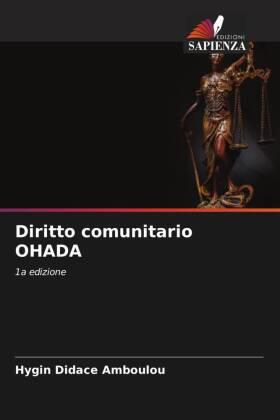 Amboulou |  Diritto comunitario OHADA | Buch |  Sack Fachmedien