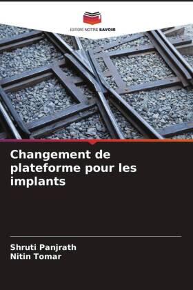 Panjrath / Tomar |  Changement de plateforme pour les implants | Buch |  Sack Fachmedien