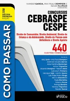 Satin / Soares / Braga |  Como passar concursos CEBRASPE -Direito do Consumidor, Ambiental, ECA, Deficiência e Agrário | eBook | Sack Fachmedien