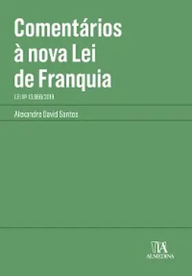 Santos |  Comentários à Nova Lei de Franquia | eBook | Sack Fachmedien