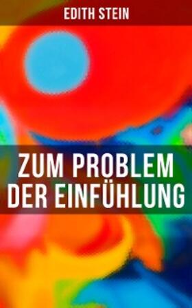 Stein |  Zum Problem der Einfühlung | eBook | Sack Fachmedien