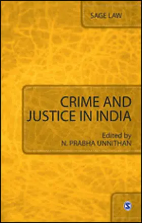 Unnithan |  Crime and Justice in India | Buch |  Sack Fachmedien