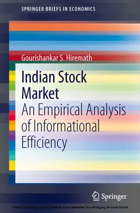 Hiremath |  Indian Stock Market | eBook | Sack Fachmedien