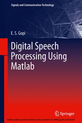 Gopi |  Digital Speech Processing Using Matlab | eBook | Sack Fachmedien
