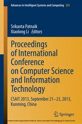 Patnaik / Li |  Proceedings of International Conference on Computer Science and Information Technology | eBook | Sack Fachmedien