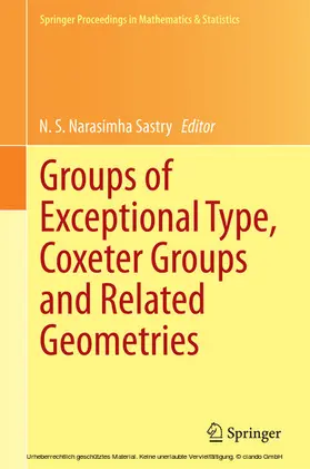 Sastry | Groups of Exceptional Type, Coxeter Groups and Related Geometries | E-Book | sack.de