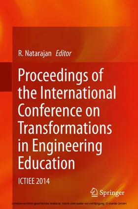 Natarajan |  Proceedings of the International Conference on Transformations in Engineering Education | eBook | Sack Fachmedien