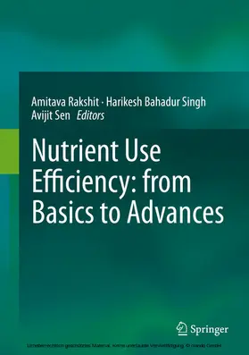 Rakshit / Singh / Sen |  Nutrient Use Efficiency: from Basics to Advances | eBook | Sack Fachmedien
