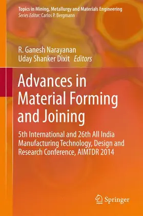 Dixit / Narayanan |  Advances in Material Forming and Joining | Buch |  Sack Fachmedien