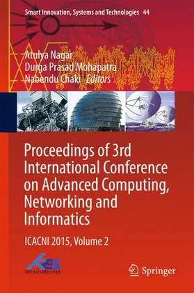 Nagar / Chaki / Mohapatra |  Proceedings of 3rd International Conference on Advanced Computing, Networking and Informatics | Buch |  Sack Fachmedien