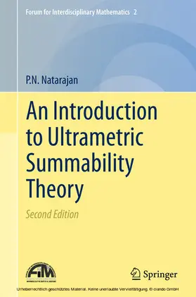 Natarajan |  An Introduction to Ultrametric Summability Theory | eBook | Sack Fachmedien