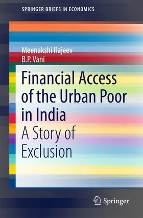 Rajeev / Vani | Financial Access of the Urban Poor in India | E-Book | sack.de