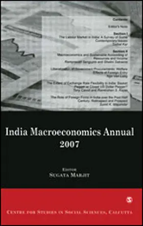 Marjit |  India Macroeconomics Annual 2007 | Buch |  Sack Fachmedien