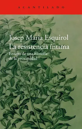 Esquirol |  La resistencia íntima | eBook | Sack Fachmedien