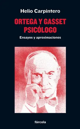 Carpintero |  Ortega y Gasset psicólogo | eBook | Sack Fachmedien
