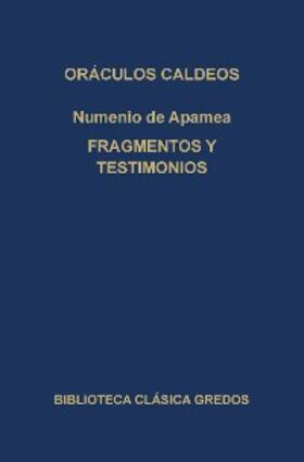 de Apamea |  Oráculos caldeos. Fragmentos y testimonios. | eBook | Sack Fachmedien