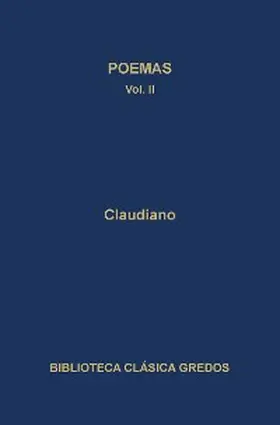 Claudiano |  Poemas II | eBook | Sack Fachmedien