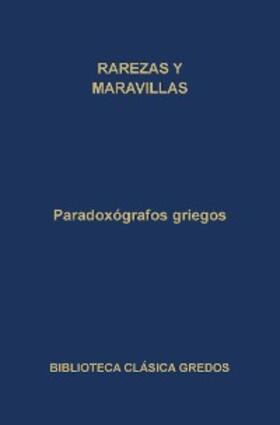  Paradoxógrafos griegos. Rarezas y maravillas | eBook | Sack Fachmedien