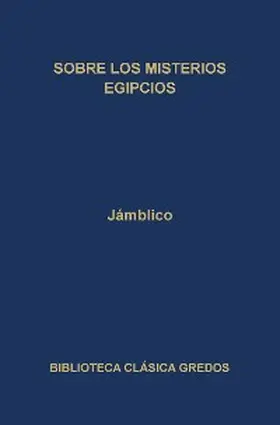 Jámblico |  Sobre los misterios egipcios | eBook | Sack Fachmedien