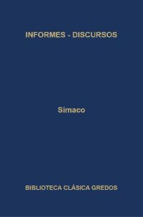 Símaco |  Informes. Discursos. | eBook | Sack Fachmedien