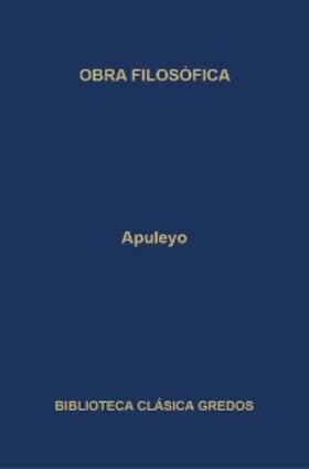 Apuleyo |  Obra filosófica | eBook | Sack Fachmedien
