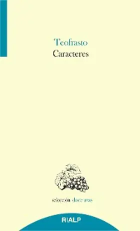 Teofrasto |  Caracteres | eBook | Sack Fachmedien