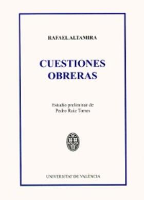 Altamira y Crevea |  Cuestiones obreras | eBook | Sack Fachmedien