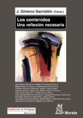 Gimeno Sacristán |  Los contenidos, una reflexión necesaria | eBook | Sack Fachmedien