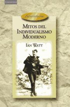 Watt |  Mitos del individualismo moderno | Buch |  Sack Fachmedien