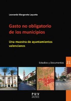 Margareto Layunta |  Gasto no obligatorio de los municipios | eBook | Sack Fachmedien