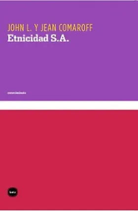 Marengo / L / Comaroff |  Etnicidad S,A | eBook | Sack Fachmedien